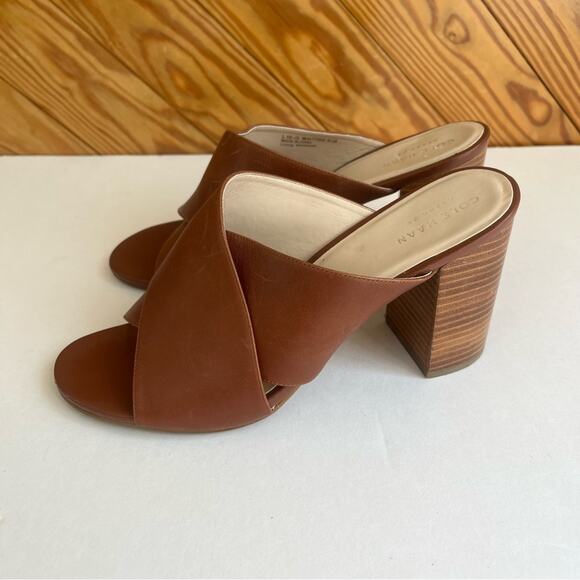 Cole Haan Gabby Crisscross Block Heel Sandal - Picture 2 of 9